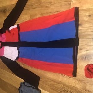 BELLARIO NEW YORK multicolored long sweater/coat